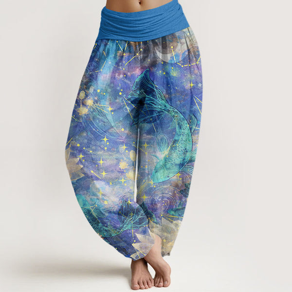 Cotton Koi Moon Harem Pants