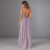 Backless Cami Dress - Purple