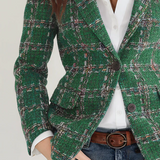 Vintage Plaid Blazer