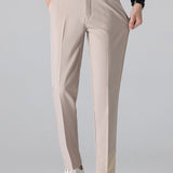 Contrast Zipper Polo & Slim Fit Tapered Trousers