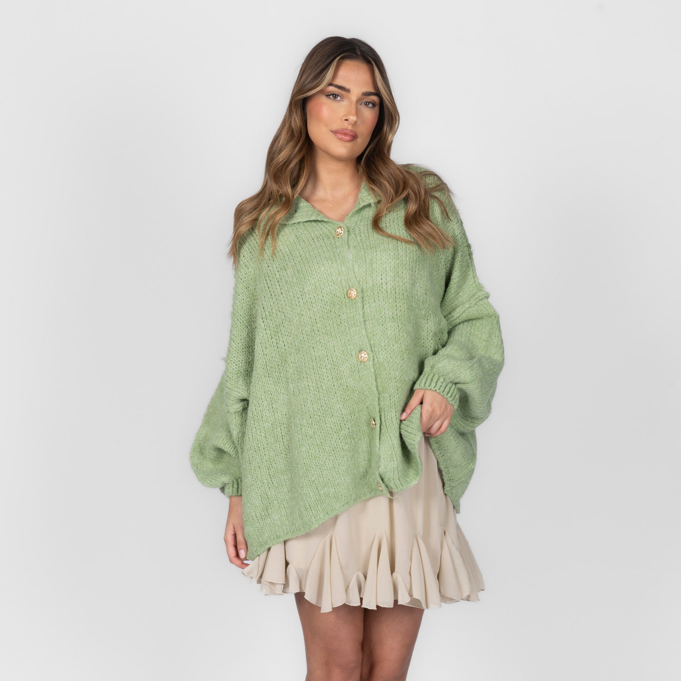 Elena | Oversize megztas megztinis