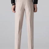 Contrast Geometry Jacquard Knit Polo & Slim Fit Tapered Trousers
