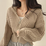 Sophie Moreau | Luxury Knit Zip Hoodie For Women