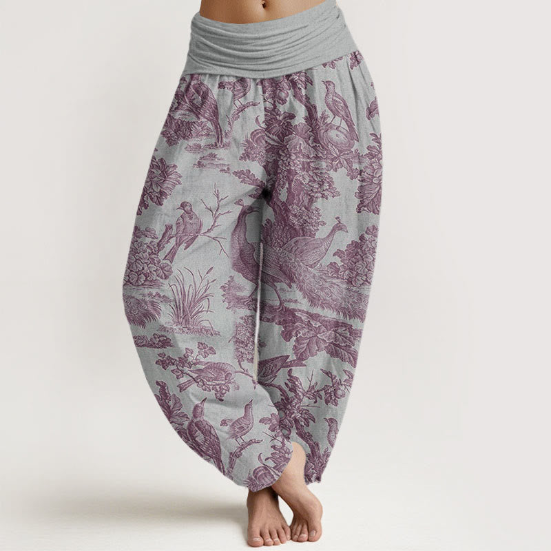 Birds & Trees Harem Pants