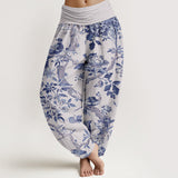 Birds & Flowers Harem Pants
