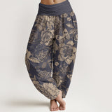 Peony Floral Harem Pants