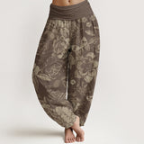 Peony Floral Harem Pants