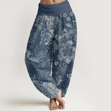 Peony Floral Harem Pants