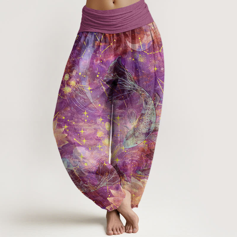 Cotton Koi Moon Harem Pants