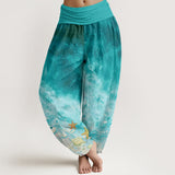 Cotton Ocean Harem Pants