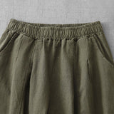 Buddha Stones Casual Plain Women's Harem Pants With Pockets
