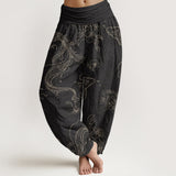 Cotton Koi Fish Harem Pants