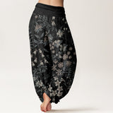 Cotton Daisy Floral Harem Pants