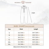 Buddha Stones Casual Solid Color Cotton Linen Drawstring Women's Pants With Pockets
