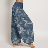 Peony Floral Harem Pants