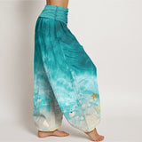 Cotton Ocean Harem Pants