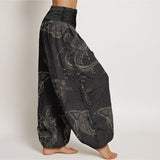 Cotton Koi Fish Harem Pants
