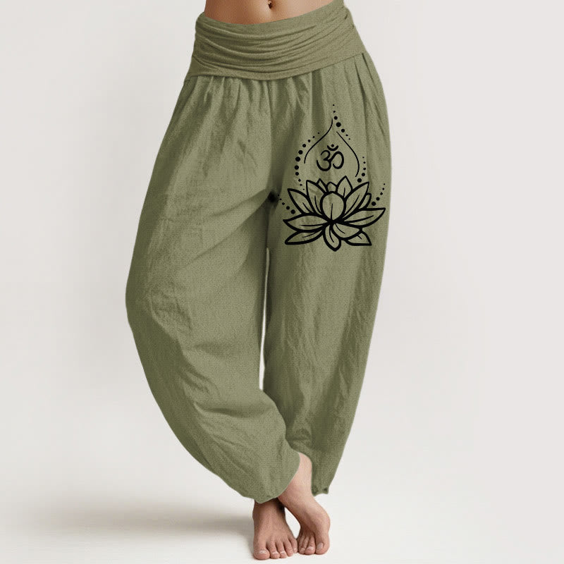 Blooming Lotus OM Harem Pants