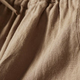 Buddha Stones Summer Small Flower Embroidery  Harem Pants With Pockets