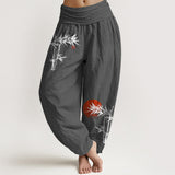 Bamboo Leaves Harem Pants