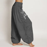 Bamboo Leaves Harem Pants