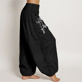 Bamboo Leaves Harem Pants