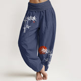 Bamboo Leaves Harem Pants