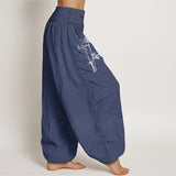 Bamboo Leaves Harem Pants