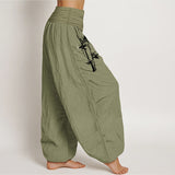 Bamboo Leaves Harem Pants