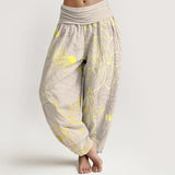 Cotton Lotus Koi Harem Pants
