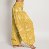 Lotus Koi Cotton Harem Pants