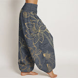 Cotton Lotus Koi Harem Pants