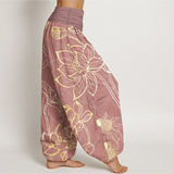 Cotton Lotus Koi Harem Pants