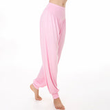 Buddha Stones Plain Color Loose Modal Yoga Dance Harem Pants