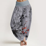 Cotton Bamboo Orchids Harem Pants