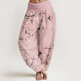 Peach Blossom Harem Pants