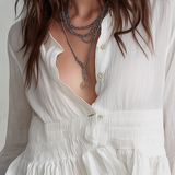 Soft Textured Smocked Waist Blouse