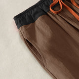 Buddha Stones Spring Casual Drawstring Solid Cotton Women's Harem Pants With Pockets