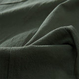 Buddha Stones Color Contrast Corduroy Cotton Women's Thermal Fleece-Lined Harem Pants With Pockets