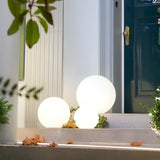 Luminária esférica de jardim