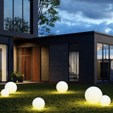 Luminária esférica de jardim