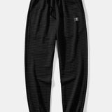 Korte Mouw Wafelshirt & Trekkoord Wafel Joggingbroek