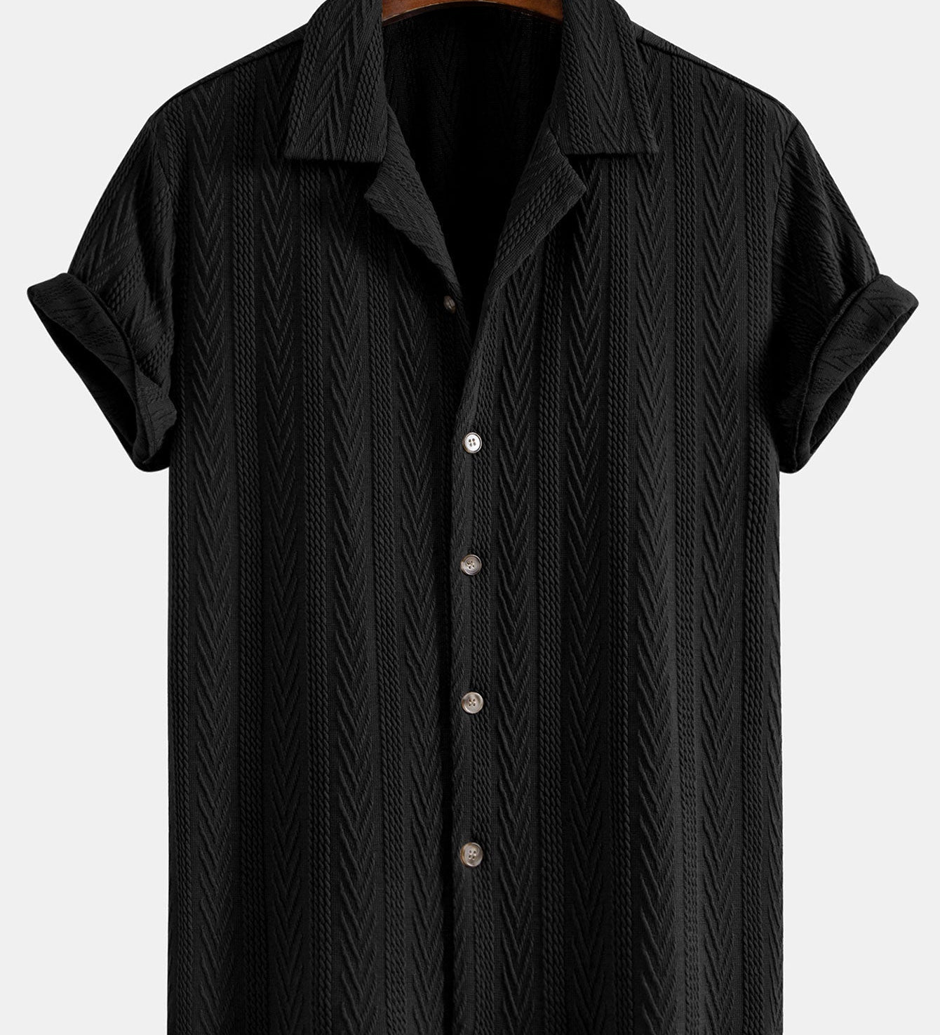Textured Jacquard Cuban <tc>S</tc>hirt