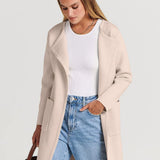Camille Laurent | Elegant Longline Coat For Women