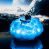 Astronauta nuvem de luz
