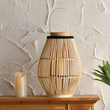 WeaveCraft™ Lanterna de bambu