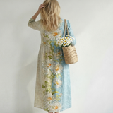Elliot | Light Daisy Midi Dress