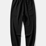Korte Mouw Wafelshirt & Trekkoord Wafel Joggingbroek