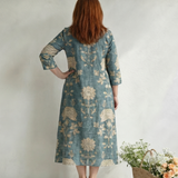 Skye | Gentle Shape Floral Midi Dress