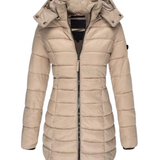Camille Laurent | Quilted Winter Puffer Coat For Women